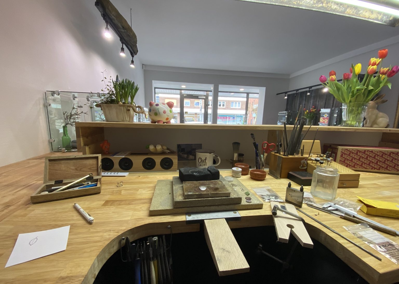 Blick in meinen Werkbereich